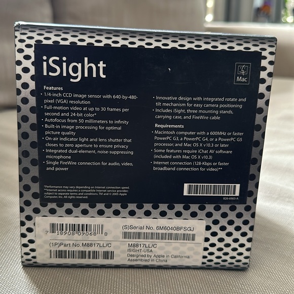 Apple ISight computer camera - Picture 2 of 6